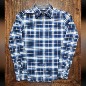 American Eagle Outfitters Classic Fit Plaid Button Down Mens Shirt Sz Small NEW!